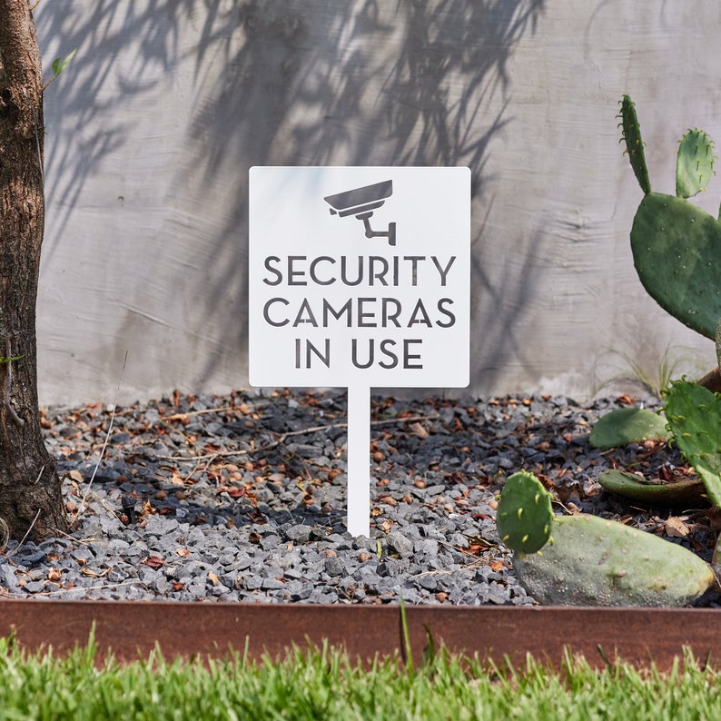 Home Yard Security - Güvenlik Kamerası Bahçe Tabelası - Ev