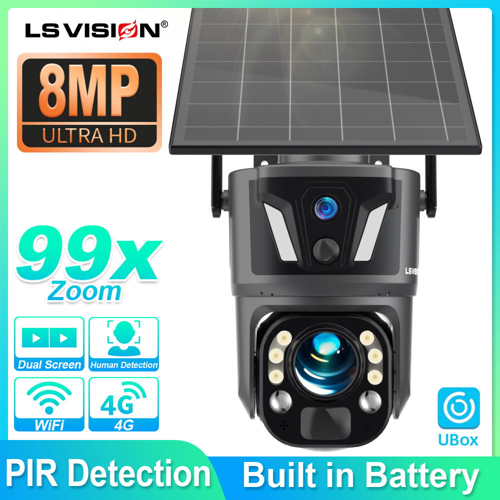 Home Security Kamera - LS VISION 4K 8MP Dış Mekan