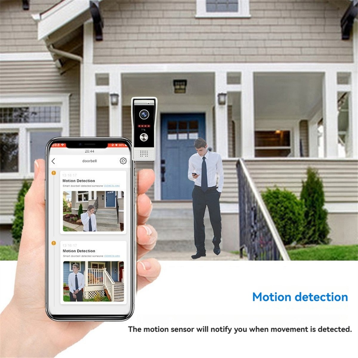 Home Security Uk - doyme TUYA Wifi Görüntülü Kapı Zili