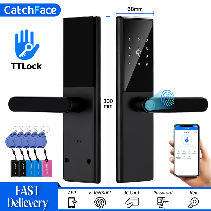 Home Security Brand - Bluetooth Parmak İzi Kapı Kilidi TTLock