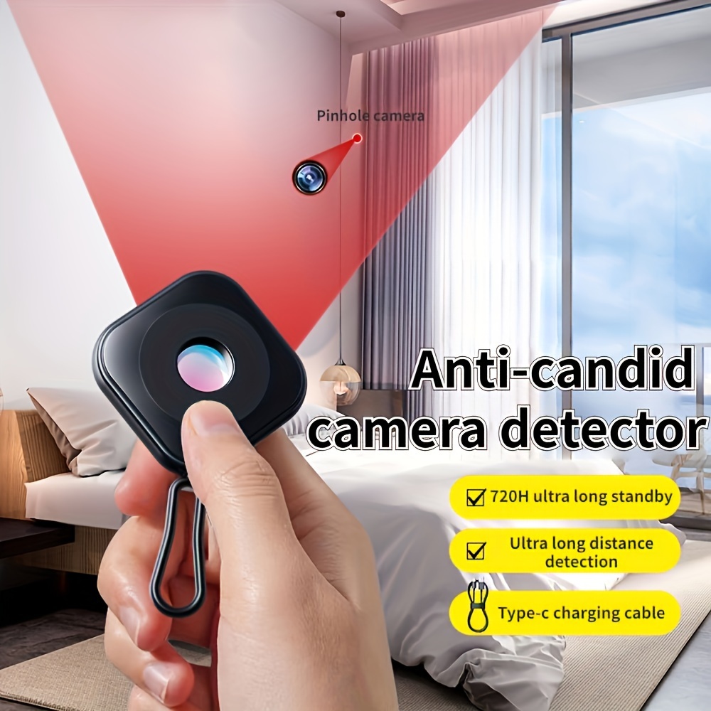 Home Security Hidden Cameras - Ir Kamera Dedektörü (Çift Işık Modu: