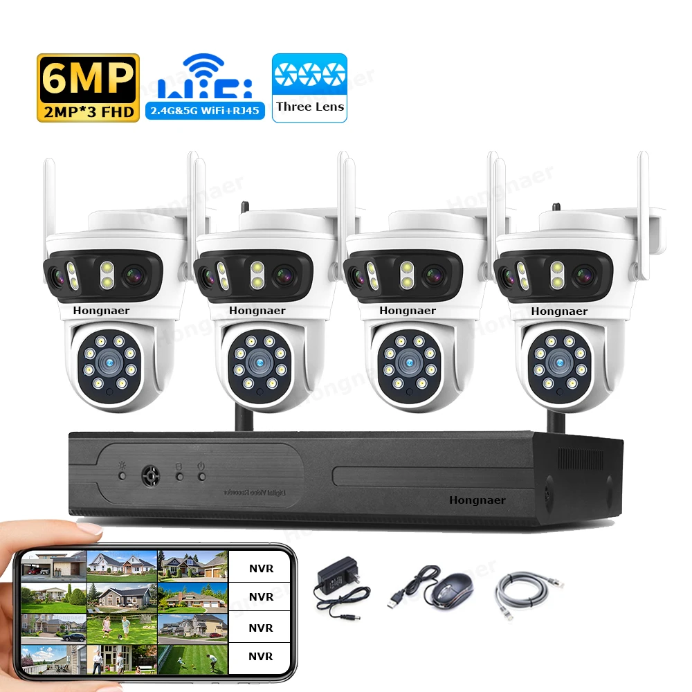 Home Security Kit - 2026 Hongnaer 6MP 4 Kanallı 3