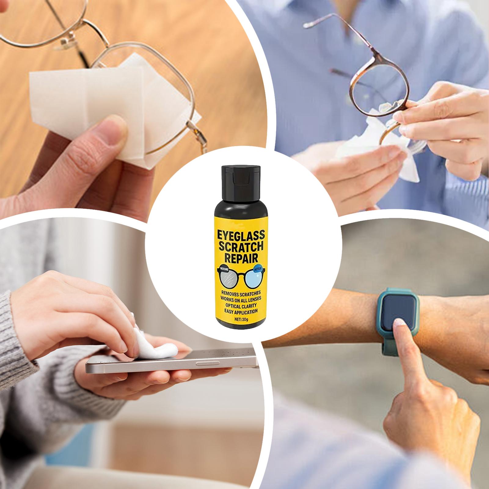 Glass Break Detector - 30g Gözlükler İçin Çizik Giderici Gözlük