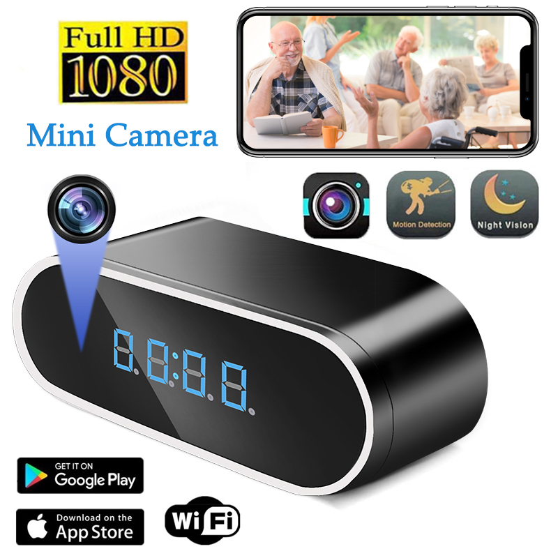 Home Security Kamera - Full HD 1080P Çalar Saat Mini