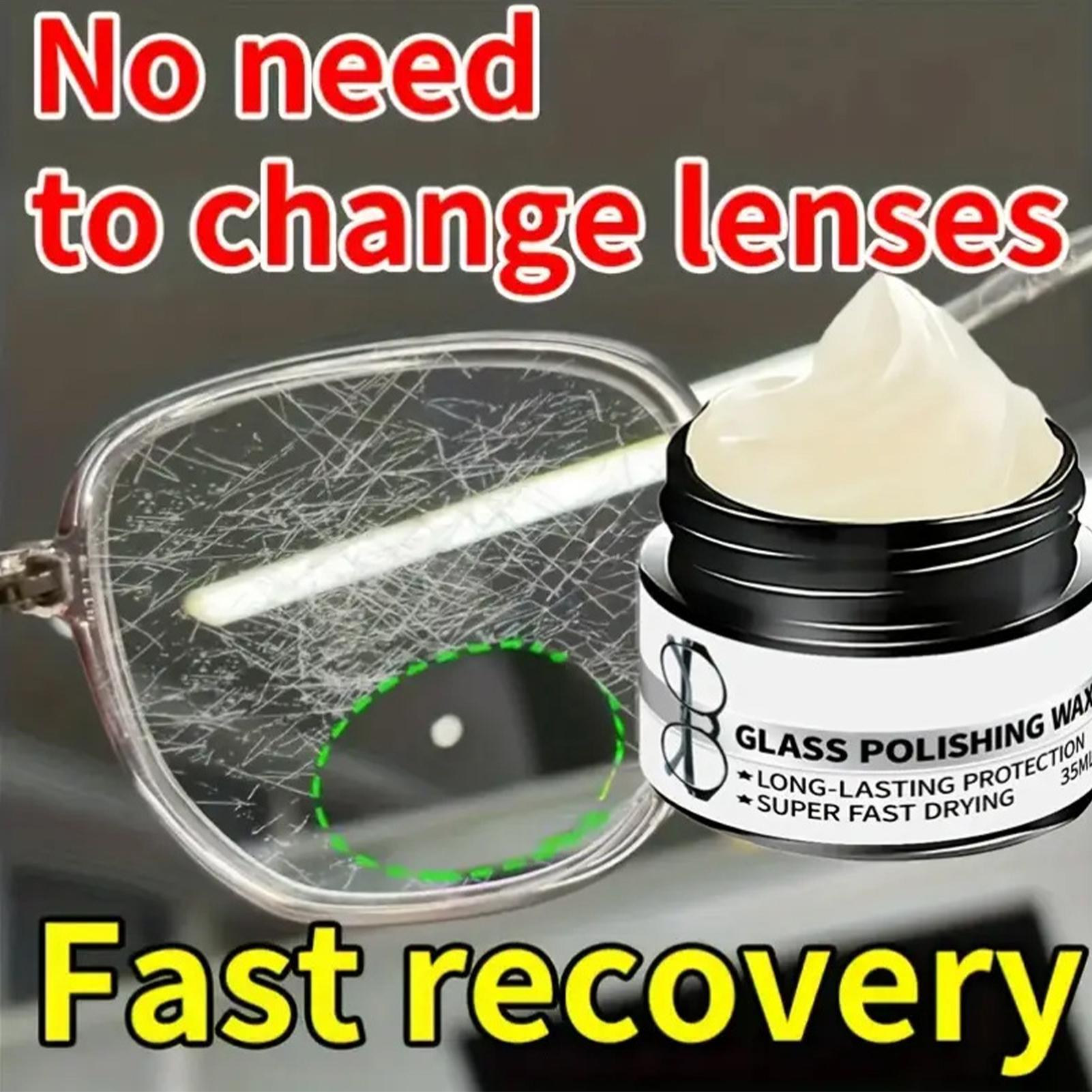 Glass Break Detector - Gözlük Çizik Giderici Onarım Temizleme Macunu