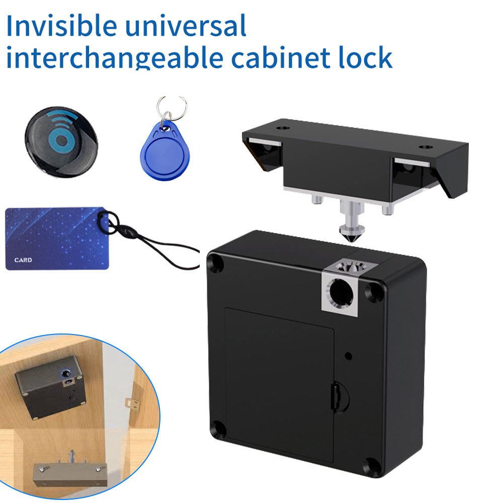 Home Security Keypad - Akıllı Çekmece Kilidi Görünmez Elektronik RFID