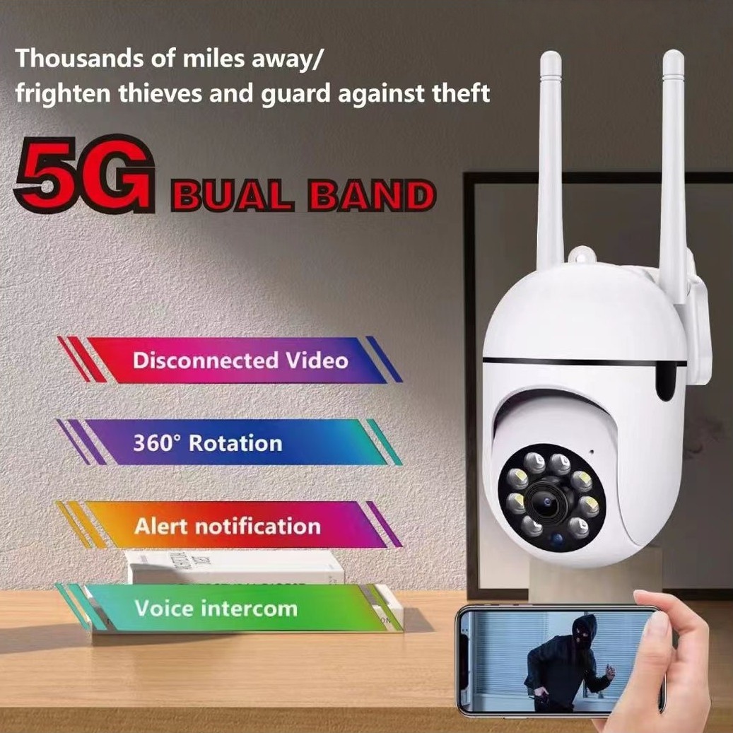 Home Security Kamera - Akıllı 5G IP Kamera 1080P HD