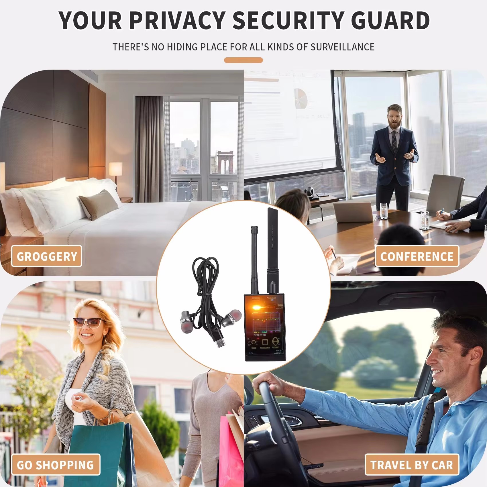 RF Sinyal Dedektörü Gizli Kame - Home Security Hidden Cameras incelemesi ve fiyatı
