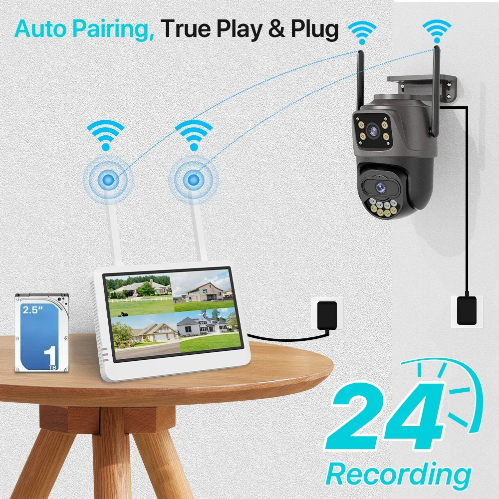 5MP WiFi Güvenlik 8 Kanallı NV - Home Security Kit incelemesi ve fiyatı