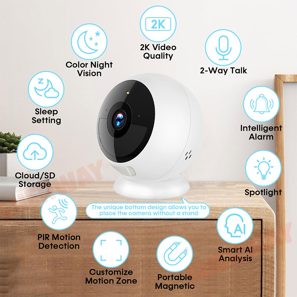5MP 2K Manyetik Bataryalı Güve - Home Security Kamera incelemesi ve fiyatı