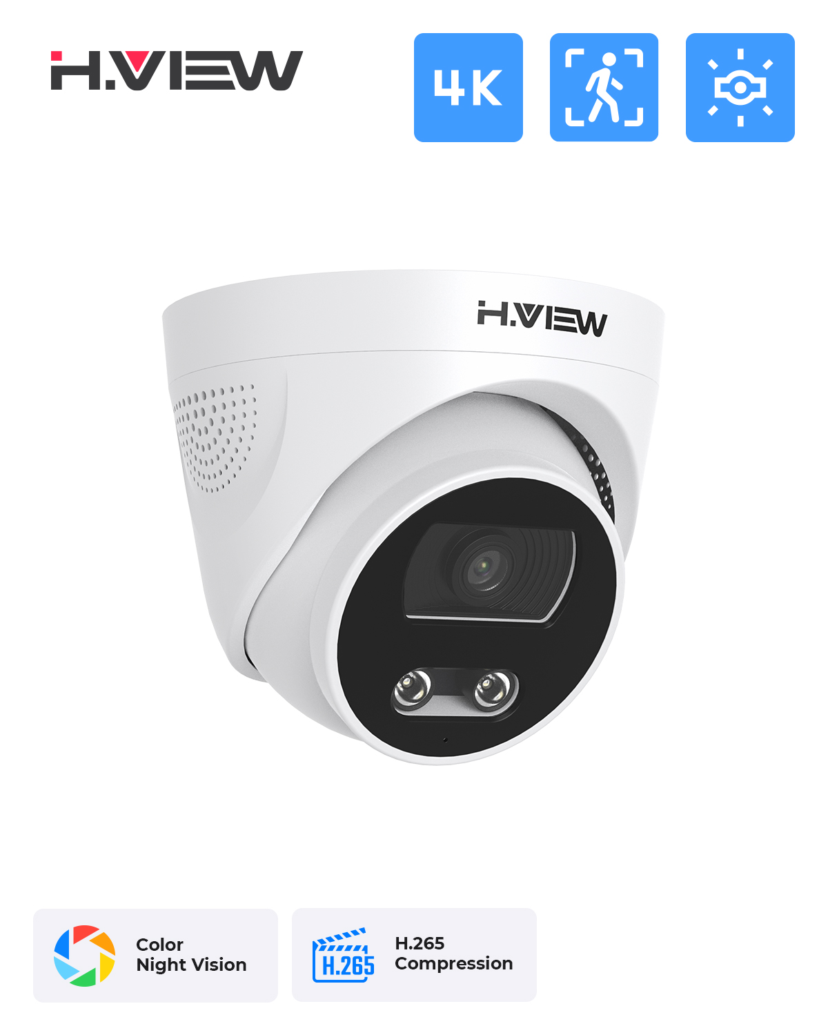 H.View Görünüm 8Mp Poe Ip kame - Home Security Kamera incelemesi ve fiyatı