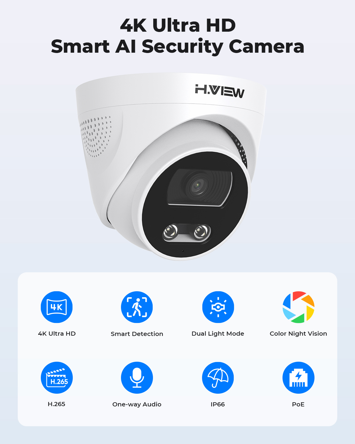 H.View Görünüm 8Mp Poe Ip kame - Home Security Kamera incelemesi ve fiyatı