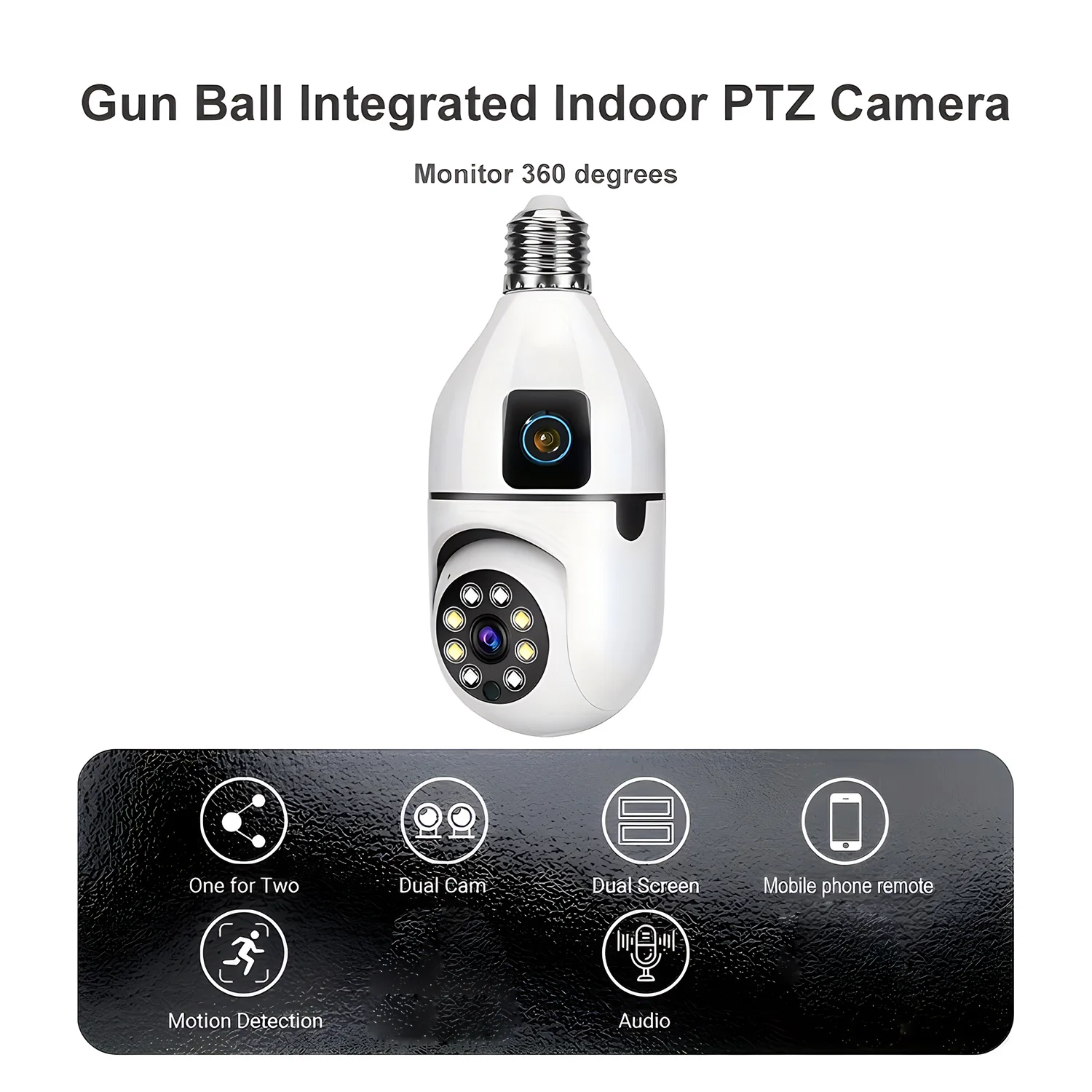 2MP E27 Ampul Gözetleme Çift L - Home Security Kamera incelemesi ve fiyatı
