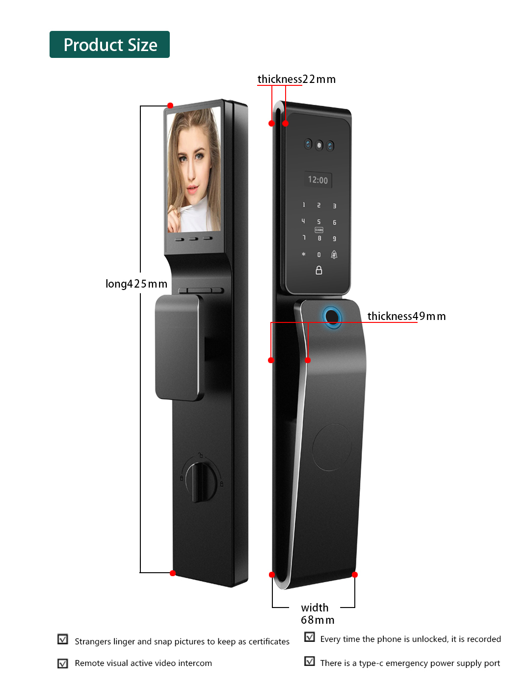 Tuya Akıllı Dijital Kilit 3D Y - Home Security Keypad incelemesi ve fiyatı