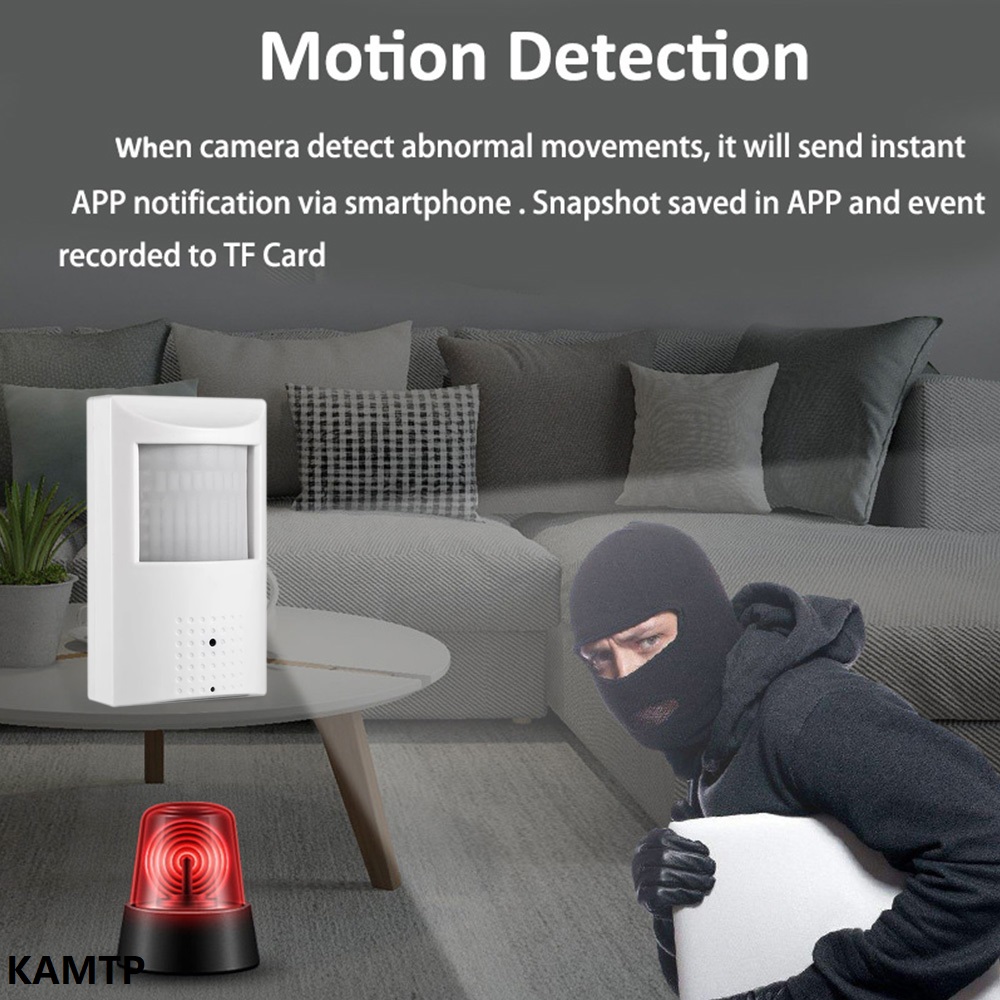 Camhi Mini WiFi Kamera PIR Şek - Home Security Hidden Cameras incelemesi ve fiyatı