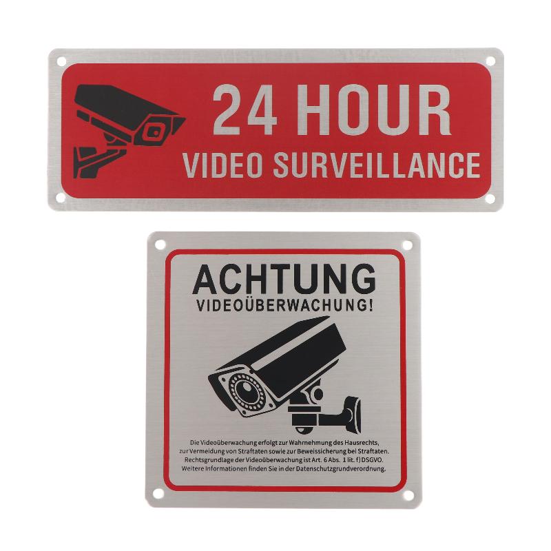 24 Saat Video Gözetim İşareti  - Home Yard Security incelemesi ve fiyatı