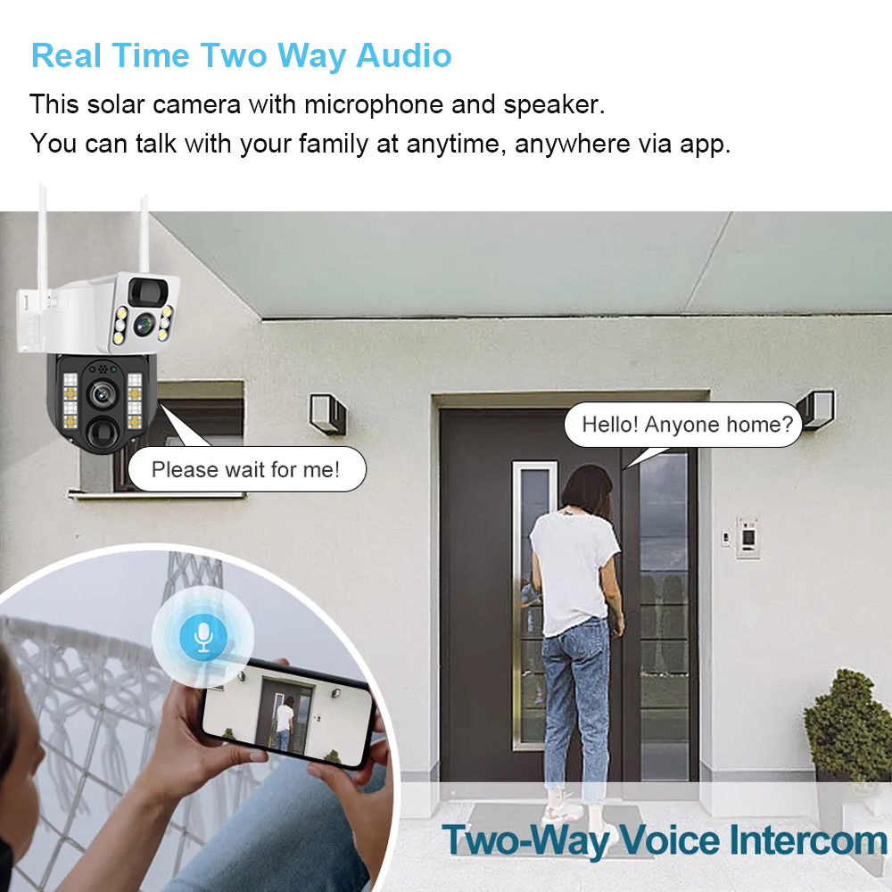 WiFi/4G güneş kamera IP CCTV g - Home Security Installation incelemesi ve fiyatı