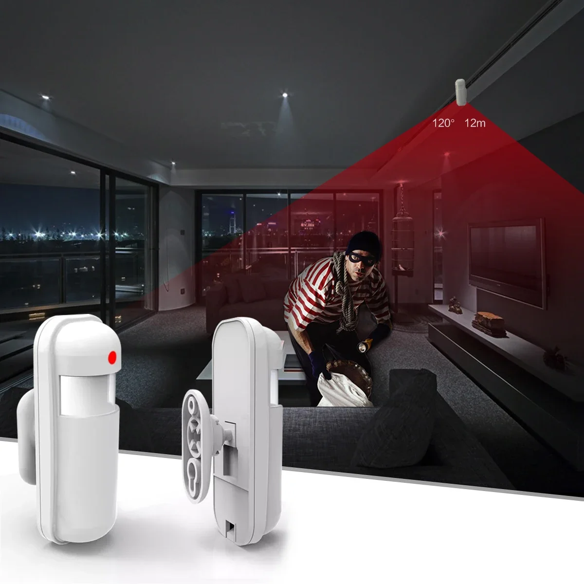 433 MHz Hareket Sensörü Kablos - Home Security Kit incelemesi ve fiyatı