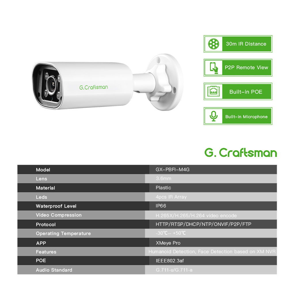 C GC PB 4MP POE IP Kamera, Dah - Home Security Installation incelemesi ve fiyatı