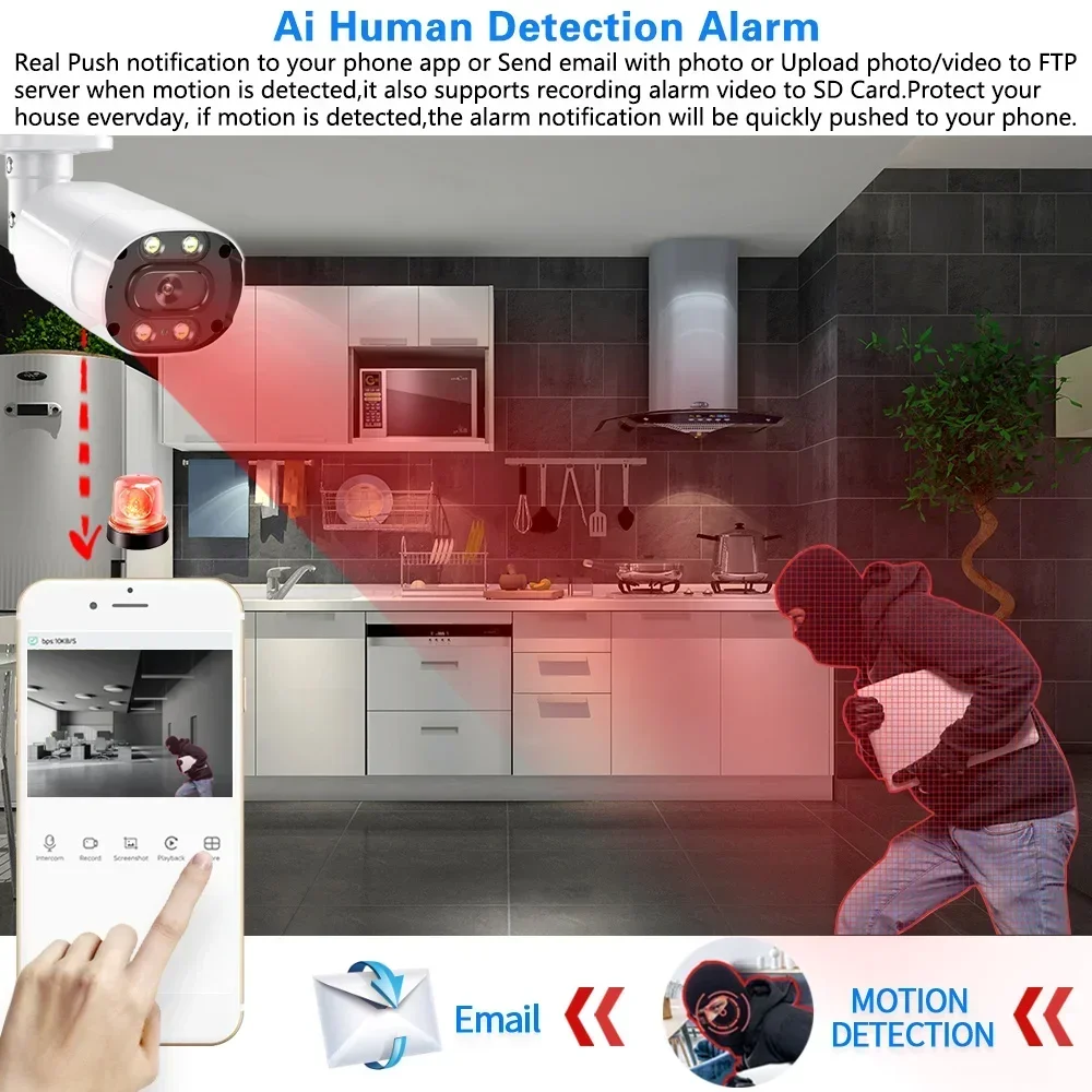 4K AHD DVR Ev Güvenlik Seti, 8 - Home Security Kit incelemesi ve fiyatı