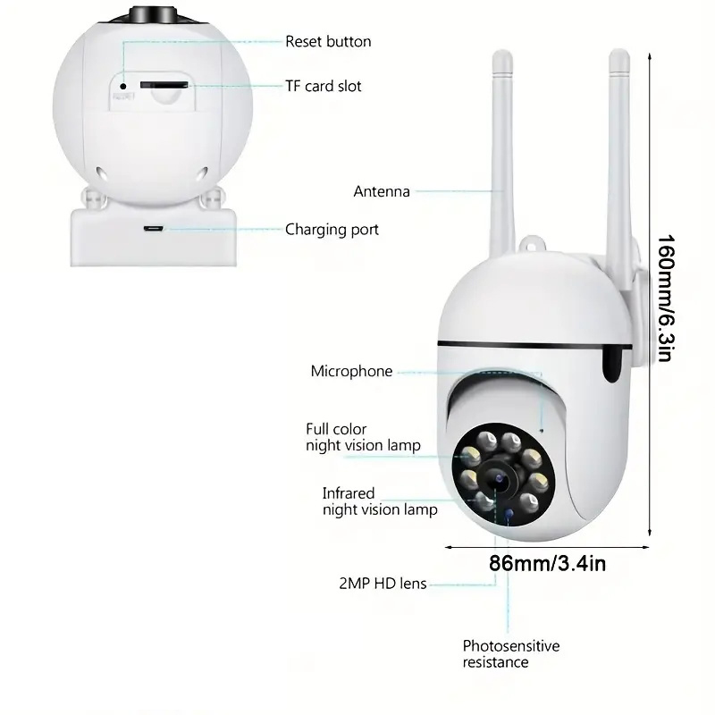 Wifi Kamera 4K HD Mini Kamera  - Home Security Premium Eset incelemesi ve fiyatı