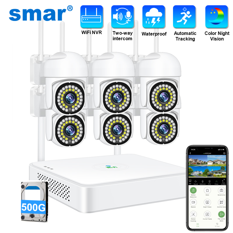 Smar 3MP Kablosuz CCTV Güvenli - Home Security Kit incelemesi ve fiyatı
